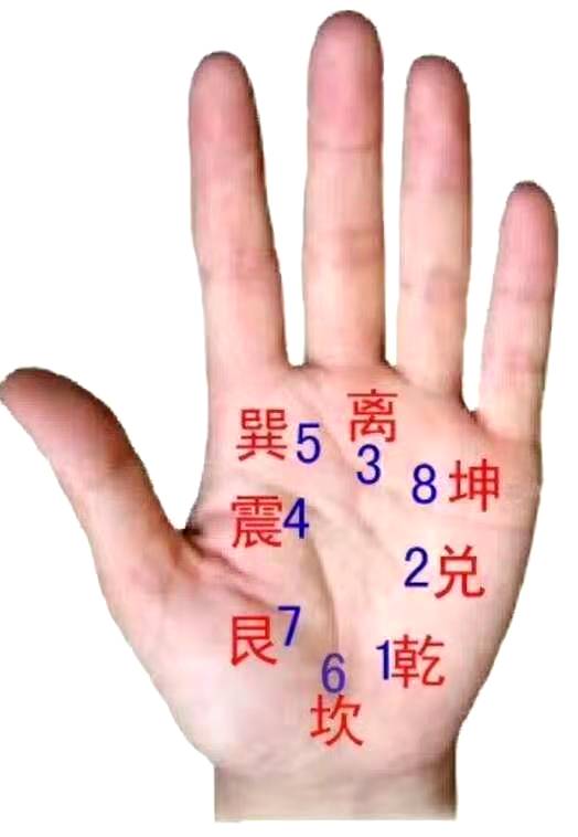 手掌八卦图
